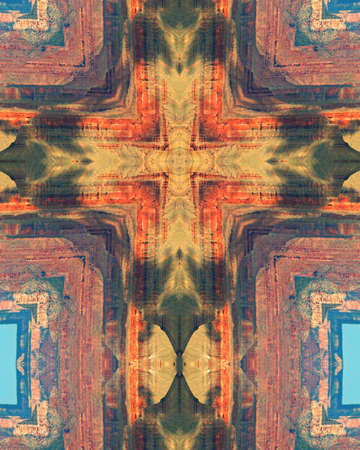 kaleidoscope cross:  Grand Canyon5の写真素材
