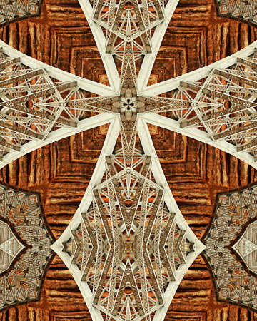 kaleidoscope cross:  Navajo Bridge2, Arizonaの写真素材