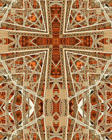 kaleidoscope cross: Navajo Bridge3, Arizonaの写真素材