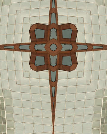 kaleidoscope cross:  One Wachovia Center windows2の写真素材