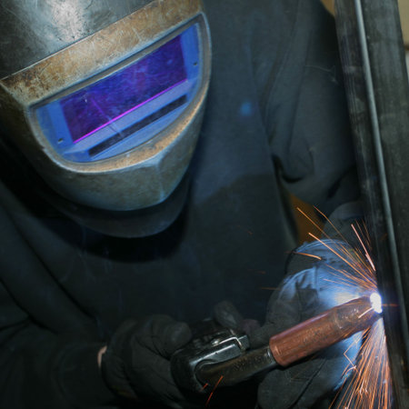 welder at work square