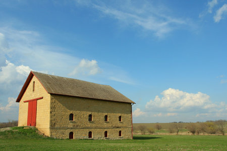 historic stone barn; Filley, Nebraska