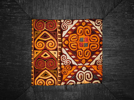 Abstract oriental background with indian ornamentの写真素材