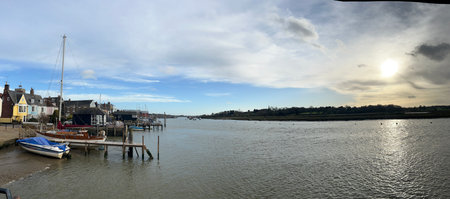 Panoramic view of the harbour