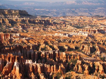 Bryce Canyon National Park during sunsetの写真素材