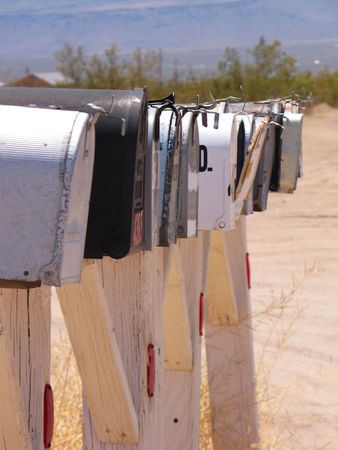   A mailbox along route 66の写真素材