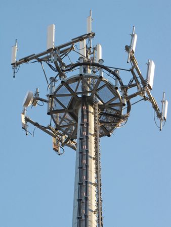 communication tower for mobile phoneの写真素材