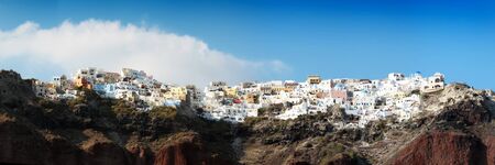 santorini panoramic viewの写真素材