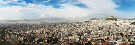 athens panoramic viewの写真素材