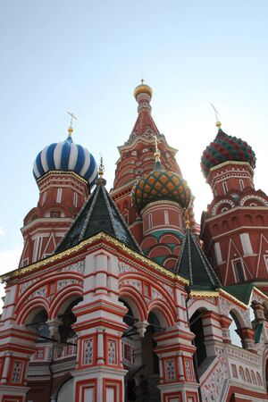 san basil church in moscowの写真素材