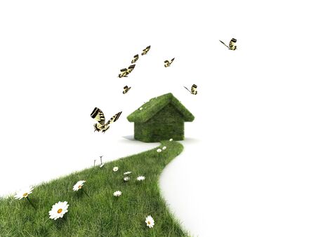 sustainable houseの写真素材