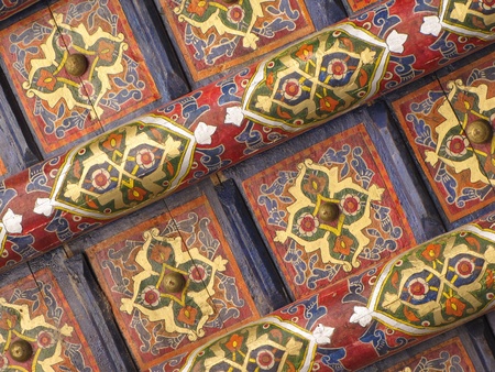 decorated ceiling