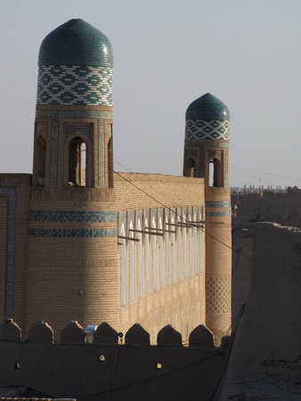 look-out at khivaの写真素材