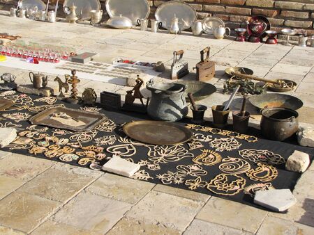 oriental handmade objectsの写真素材
