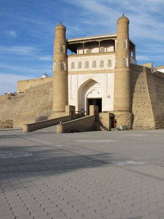 buchara old gateの写真素材