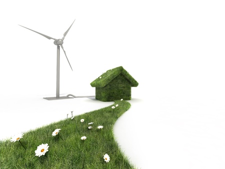 sustainable houseの写真素材