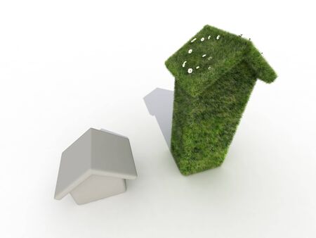 sustainable houseの写真素材
