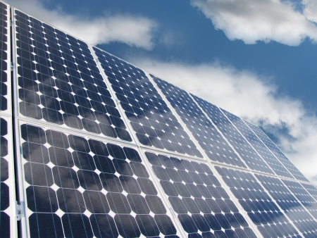 solar panelの写真素材