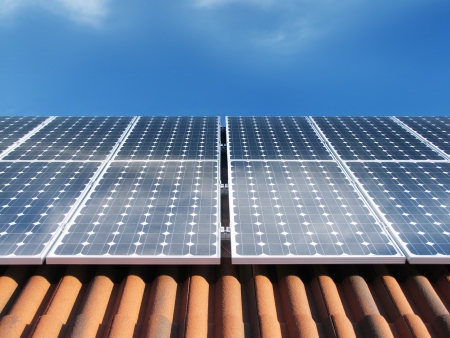 solar panelの写真素材