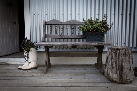 traditional nordic house in iceland detailの写真素材