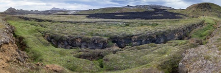 instable geologic areaの写真素材