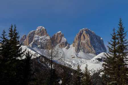 dolomites mountainの写真素材