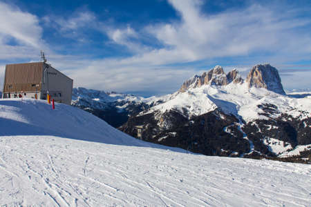 dolomites mountainの写真素材