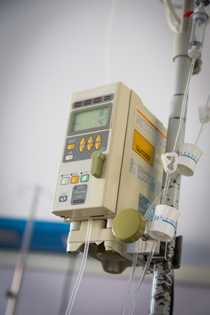 regulator machine for drip therapyの写真素材