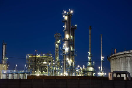 refinery plant factoryの写真素材