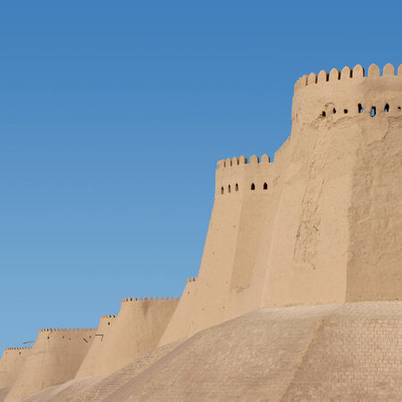 walls around khivaの写真素材