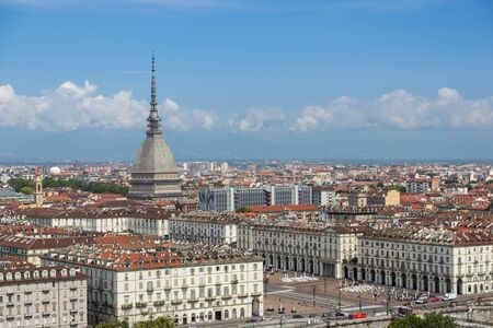 Mole Antoneliana, symbol of Turinの写真素材