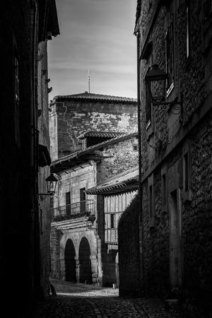 Santillana del Mar in Cantabria region, Spainの写真素材