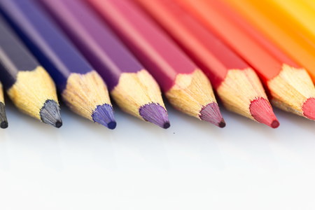 colored pencils for beautyful drawingsの写真素材