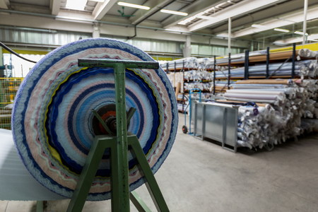 automatic machine for in weaving industryの写真素材