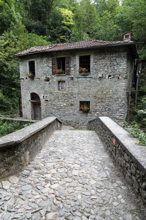 old resthouse during the walkwayの写真素材