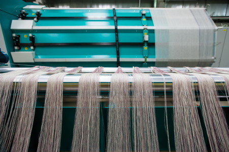 automatic machine for in weaving industryの写真素材