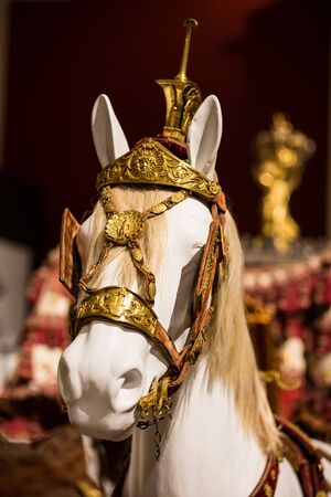 royal and regale decoration for horsesの写真素材
