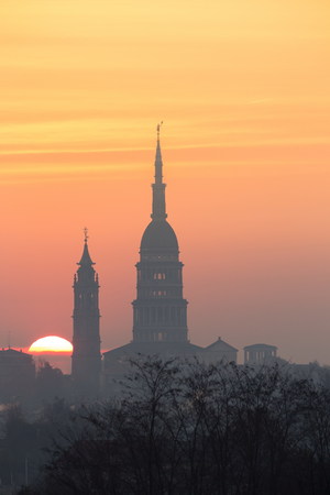 Novara and San Gaudenzio churchの写真素材