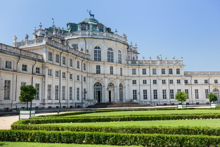 STUPINIGI, ITALY-JULY 11, 2016, Stupinigi Palace, old king residencial houseのeditorial素材