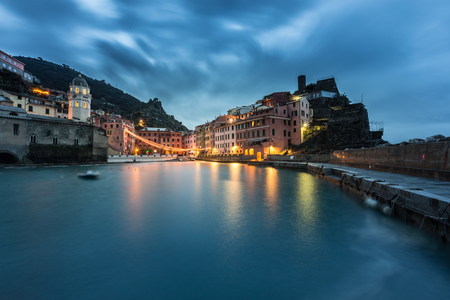 Vernazza town in 5 Terre regionのeditorial素材