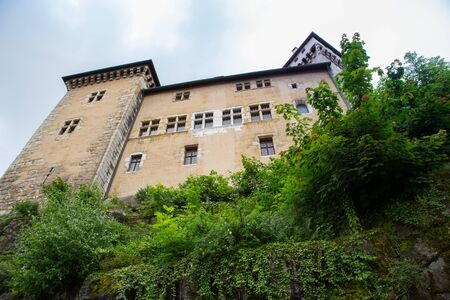 Annecy castle on the top of the hill, Franceの写真素材