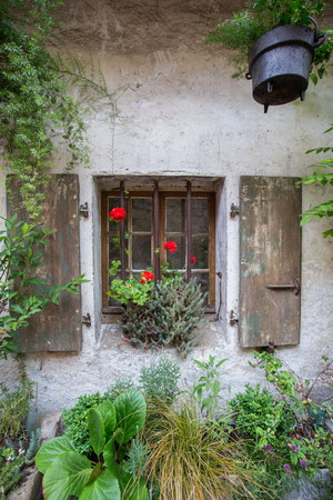 traditional cottage in Annncy, Franceの写真素材