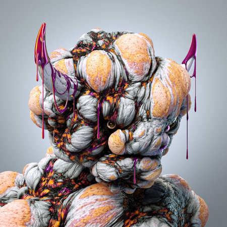 3d nft collection, character touranの写真素材