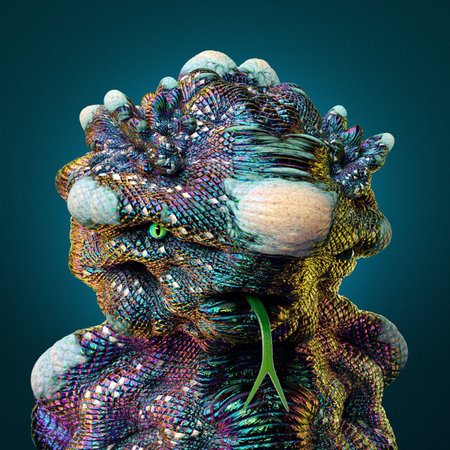 3d nft collection, character vipaの写真素材