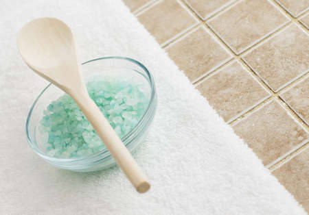 Spa display with lots of copy space.の写真素材