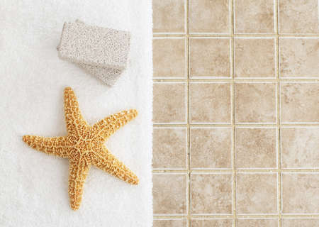 Spa display with lots of copy space.の写真素材