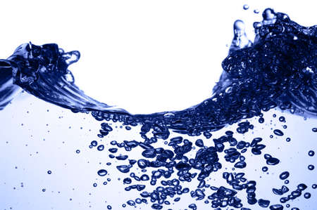 Crisp clear water photographed high speed.