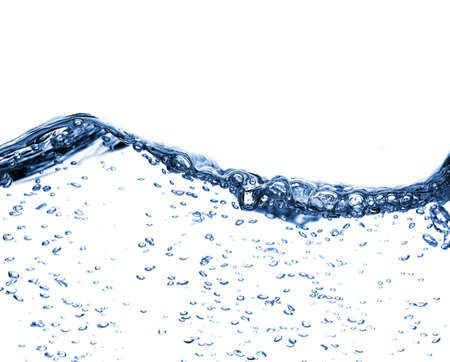 Crisp, clear, refreshing water against a white background.