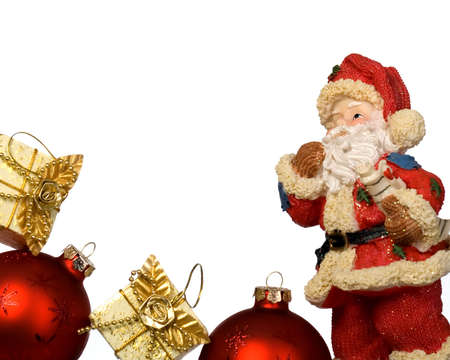 Santa with toysの写真素材