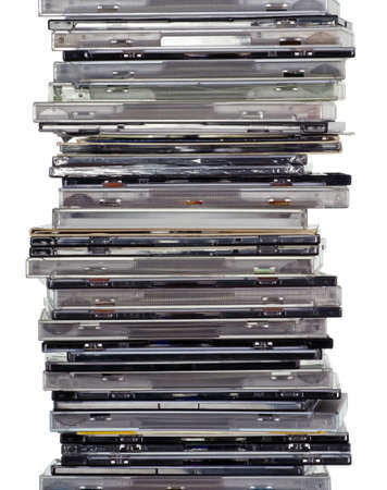 The picture shows how cd disks could be usedの写真素材